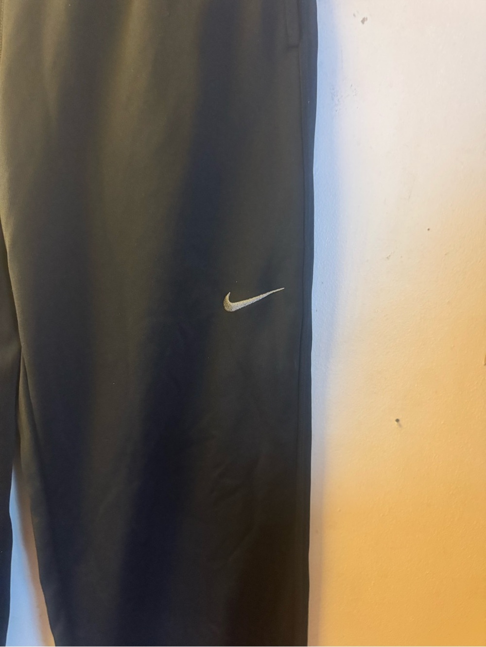 Nike Black Therma-FIT Pants with Gray Waistband